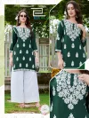 Messi Vol 3 By Blue Hills Rayon Thread Work Kurti With Bottom